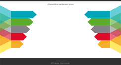 Desktop Screenshot of chaumiere-de-la-mer.com